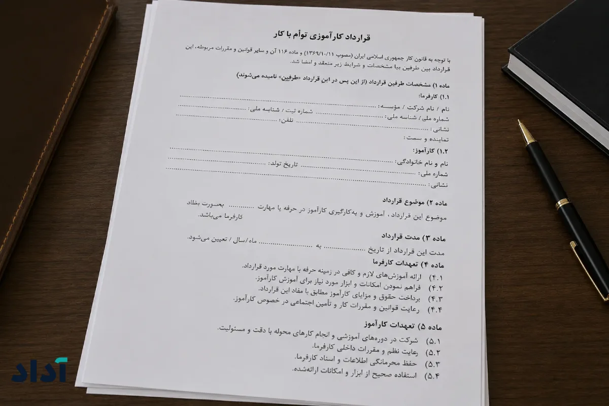 قرارداد کارآموزی