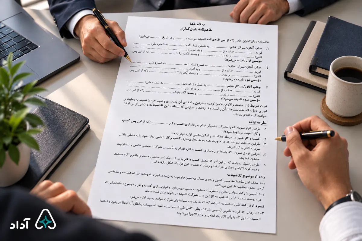 قرارداد بنیان گذاران